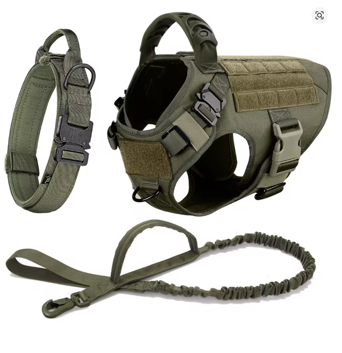 Military / Tactical DOG Vest (GREEN)