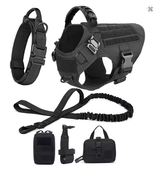 Military / Tactical DOG Vest (BLACK)