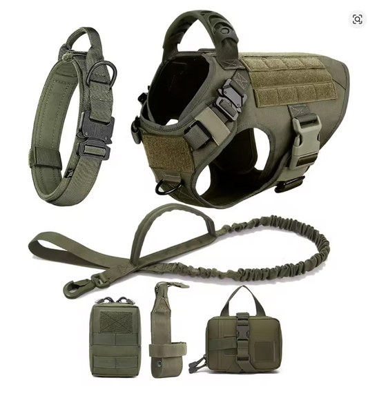 Military / Tactical DOG Vest (GREEN)